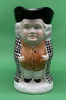 Hands in Pockets Toby jug black white - Wood & Sons circa 1985
