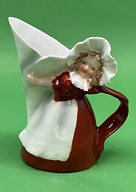 Milkmaid toby jug milk brown - Royal Bayreuth circa 1920