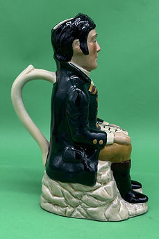 Robert Burns toby jug black - Tony Wood Studio circa 1990