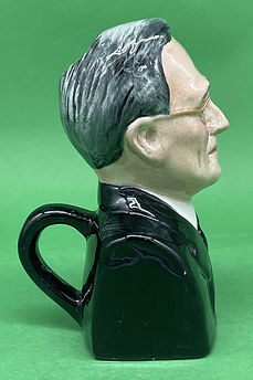 Franklin Roosevelt character jug - Bairstow Manor Pottery circa 2010