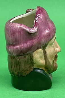The Lumberjack character jug prototype purple hat colorway - Royal Doulton 1983