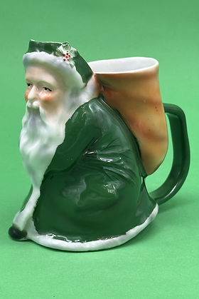 Santa Claus toby jug milk green - Royal Bayreuth circa 1920