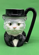 Dressed Cat character jug - Quon-Quon circa 1980