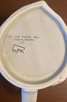 Pig character jug - Fitz and Floyd 1983