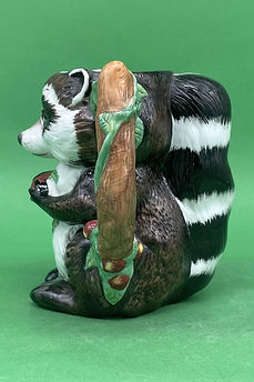 Raccoon toby jug - Franklin Mint 1987