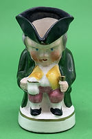 Hunchback Toby jug medium green - Sitzendorfer circa 1920