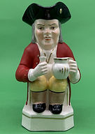 Ordinary Toby jug medium red - Sitzendorfer circa 1920