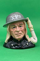 Auxiliary Fireman character jug - Royal Doulton 1991