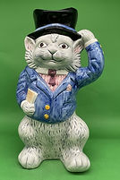 Dressed Cat toby jug - Mottahedeh circa 1960