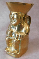 Ordinary Toby jug brass - England circa 1950