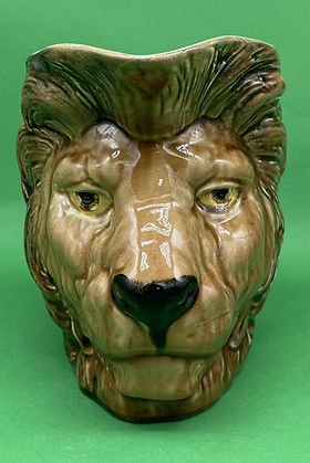 Lion character jug - Sarreguemines circa 1910