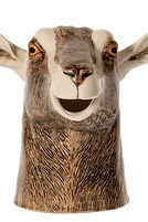 British Toggenburg Goat large character jug - Quail Ceramics circa 2020