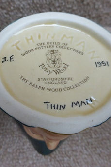 Thin Man character jug Guild - Tony Wood Studio 1991