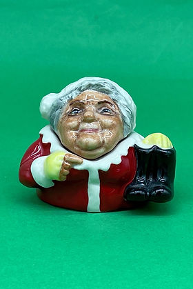 Mrs. Santa face pot - Kevin Francis circa 2002