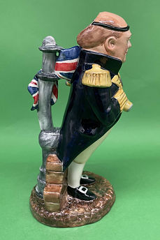 Winston Churchill First Sea Lord toby jug - Bairstow Manor Pottery circa 2020