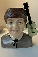 Paul MCartney character jug - Peggy Davies Ceramics circa 2009