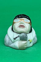 Reginald Shortduck face pot prototype trial colorway - Kevin Francis 2003