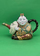 Chinaman teapot trial colorway - Minton 1997