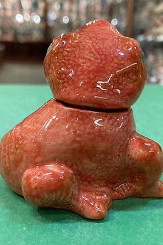 Gill The Gecko face pot red - Kevin Francis 2005