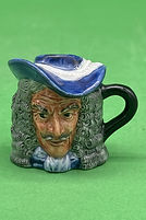 Captain Hook character jug - Franklin Porcelain 1982