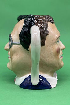 Ed Pascoe and Charlie Dombeck character jug - Kevin Francis Ceramics 1993