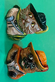 Puss in Boots face pot prototype - Kevin Francis 2007