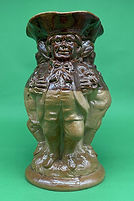 Three-sided Standing Toby toby jug stoneware - Royal Doulton circa 1888