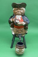 Toby XX liquor container on stand stoneware - Royal Doulton 1924-1929