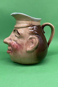 Jolly Fellow character jug medium - Sarreguemines circa 1905