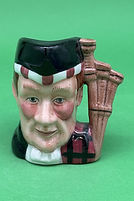 Highland Piper character jug - Audley Porcelain circa 1980