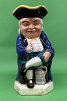 Cross-legged Toby musical jug large - Shaw & Sons circa 1960