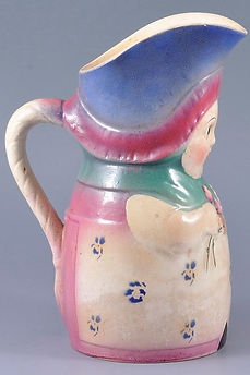 Dutch Girl toby jug white - Kuznetsov Factory circa 1920