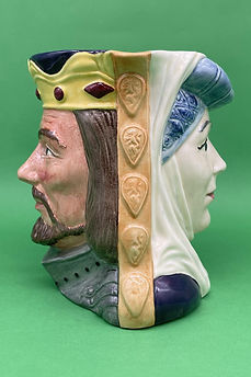 King Arthur & Guinevere character jug - Royal Doulton 1989