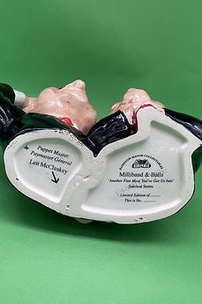 Milliband & Balls toby jug - Bairstow Manor Pottery 2016