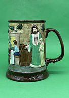 Scrooge and the Second Ghost of Christmas Present pitcher - Beswick 1978