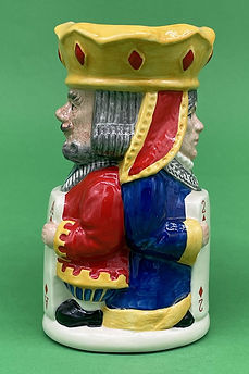 King and Queen of Diamonds toby jug - Royal Doulton 1994