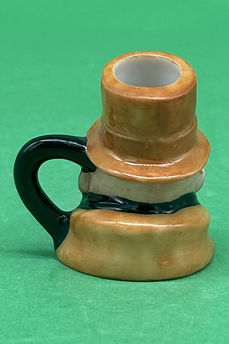 Micawber character jug - Franklin Porcelain 1982