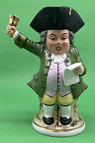 Town Crier toby jug large green version 1 - Sitzendorfer circa 1920