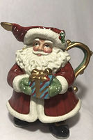Santa Holding Gift toby jug - Fitz and Floyd circa 1990