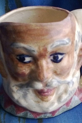 Old Man character jug - Sherwood Pottery circa 1940