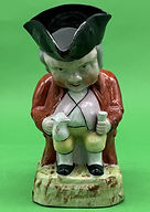 Hunchback Toby jug large red - Sitzendorfer circa 1920