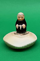 Friar Tuck ash tray standing small - Goebel circa 1970