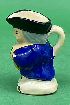 Standing Toby jug miniature blue jacket - England circa 1975
