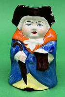Standing Lady toby jug medium - Peasant Village circa 1965