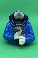 Breton Man Smoking toby jug - Quimper circa 1970