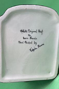 Queen Victoria toby jug trial colorway - Kevin Francis Ceramics 2001