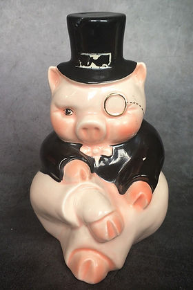 Dressed Pig bank - Vallona Starr circa 1950
