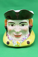 Squire character jug yellow - Keele Street Pottery circa 1950