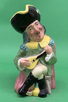 Mandolin Player toby jug - Longton New Art Pottery circa 1955