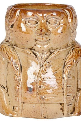 Gentleman toby jug stoneware - Brampton Pottery circa 1830